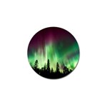 Aurora Borealis Northern Lights Golf Ball Marker Front