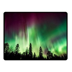 Aurora Borealis Northern Lights Fleece Blanket (small)