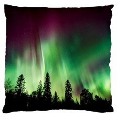 Aurora Borealis Northern Lights Large Cushion Case (One Side)