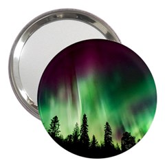 Aurora Borealis Northern Lights 3  Handbag Mirrors by BangZart