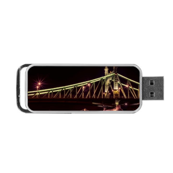 Budapest Hungary Liberty Bridge Portable USB Flash (Two Sides)