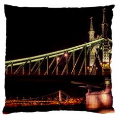 Budapest Hungary Liberty Bridge Standard Flano Cushion Case (two Sides)