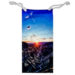 Iceland Landscape Mountains Stream Jewelry Bag by BangZart
