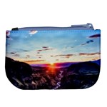 Iceland Landscape Mountains Stream Large Coin Purse Back