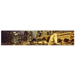 Singapore City Urban Skyline Small Flano Scarf Front