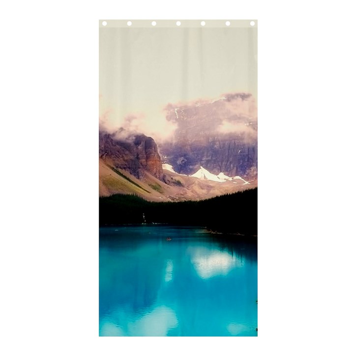 Austria Mountains Lake Water Shower Curtain 36  x 72  (Stall) 