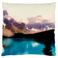 Austria Mountains Lake Water Standard Flano Cushion Case (two Sides)