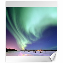 Aurora Borealis Alaska Space Canvas 8  X 10  by BangZart