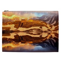 France Snow Winter Sunrise Fog Cosmetic Bag (xxl)  by BangZart