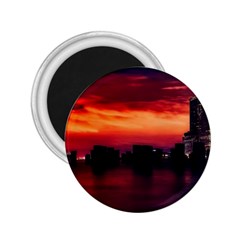 New York City Urban Skyline Harbor 2 25  Magnets by BangZart