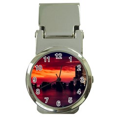 New York City Urban Skyline Harbor Money Clip Watches by BangZart