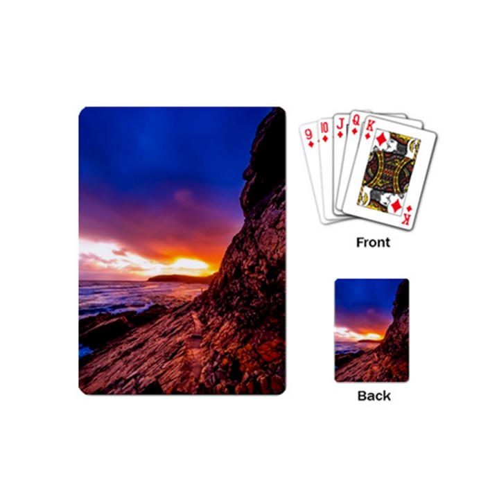 South Africa Sea Ocean Hdr Sky Playing Cards (Mini) 