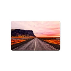 Iceland Sky Clouds Sunset Magnet (name Card) by BangZart