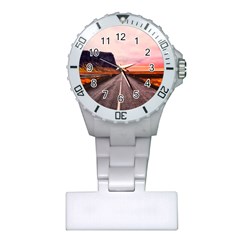 Iceland Sky Clouds Sunset Plastic Nurses Watch