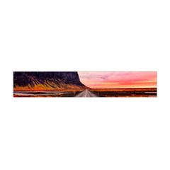 Iceland Sky Clouds Sunset Flano Scarf (mini) by BangZart