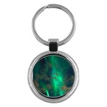 Northern Lights Plasma Sky Key Chains (Round)  Front