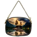 Sunset Dusk Sky Clouds Lightning Chain Purses (One Side)  Front