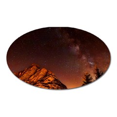 Italy Night Evening Stars Oval Magnet by BangZart