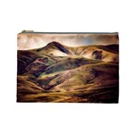 Iceland Mountains Sky Clouds Cosmetic Bag (Large)  Front