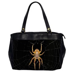 Insect Macro Spider Colombia Office Handbags (2 Sides)  by BangZart