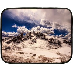 Italy Landscape Mountains Winter Double Sided Fleece Blanket (mini)  by BangZart