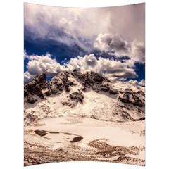 Italy Landscape Mountains Winter Back Support Cushion