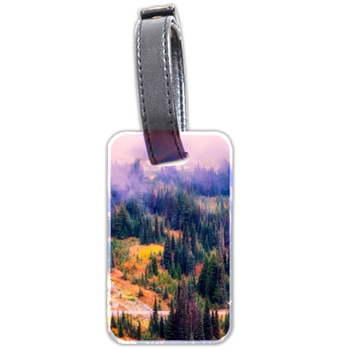 Landscape Fog Mist Haze Forest Luggage Tags (Two Sides)