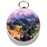 Landscape Fog Mist Haze Forest Silver Compasses Front