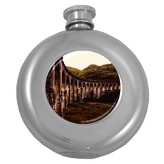 Viaduct Structure Landmark Historic Round Hip Flask (5 Oz) by BangZart