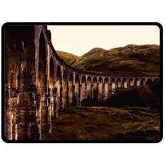 Viaduct Structure Landmark Historic Double Sided Fleece Blanket (large)  by BangZart