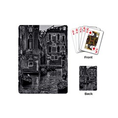 Venice Italy Gondola Boat Canal Playing Cards (mini)  by BangZart