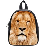 Africa African Animal Cat Close Up School Bag (Small) Front