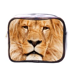 Africa African Animal Cat Close Up Mini Toiletries Bags by BangZart