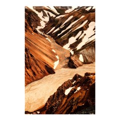 Iceland Mountains Snow Ravine Shower Curtain 48  X 72  (small)  by BangZart