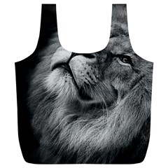 Feline Lion Tawny African Zoo Full Print Recycle Bags (l) 