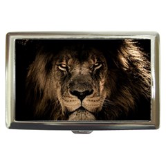 African Lion Mane Close Eyes Cigarette Money Cases by BangZart