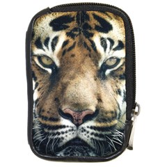 Tiger Bengal Stripes Eyes Close Compact Camera Cases by BangZart