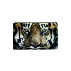 Tiger Bengal Stripes Eyes Close Cosmetic Bag (small)  by BangZart