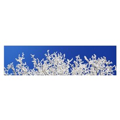 Crown Aesthetic Branches Hoarfrost Satin Scarf (oblong)