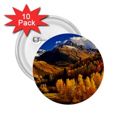 Colorado Fall Autumn Colorful 2 25  Buttons (10 Pack)  by BangZart