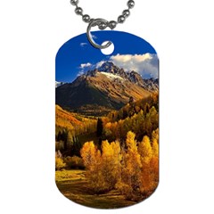 Colorado Fall Autumn Colorful Dog Tag (one Side) by BangZart