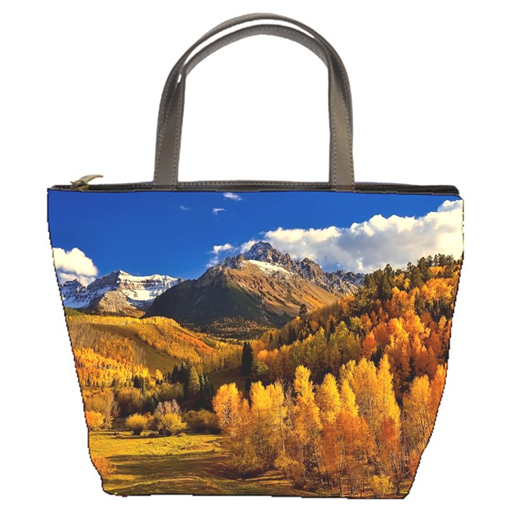 Colorado Fall Autumn Colorful Bucket Bags