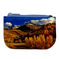 Colorado Fall Autumn Colorful Large Coin Purse