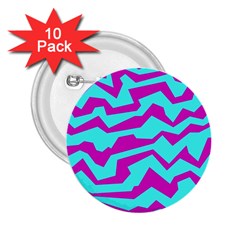 Polynoise Shock New Wave 2 25  Buttons (10 Pack)  by jumpercat