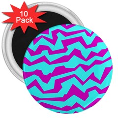 Polynoise Shock New Wave 3  Magnets (10 Pack)  by jumpercat