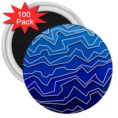 Polynoise Deep Layer 3  Magnets (100 Pack) by jumpercat