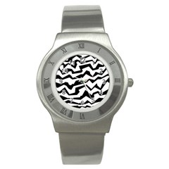 Polynoise Bw Stainless Steel Watch by jumpercat