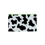 Animal Print Black And White Black Cosmetic Bag (XS) Front