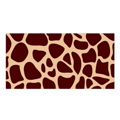 Animal Print Girraf Patterns Satin Shawl