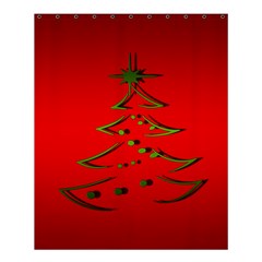 Christmas Shower Curtain 60  X 72  (medium)  by BangZart